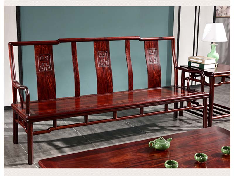 红木沙发茶几组合赞比亚血檀客厅明清古典家具整装实木中式五件套