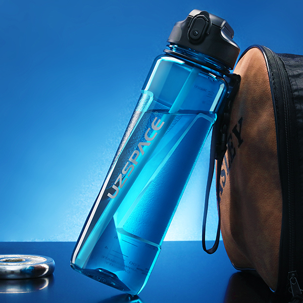 Z型大容量吸管水杯便攜運動健身塑料水壺